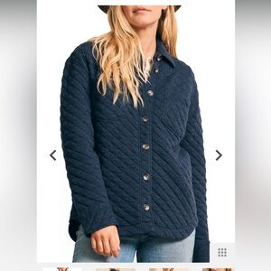 Faherty Epic Quilted Fleece Overshirt